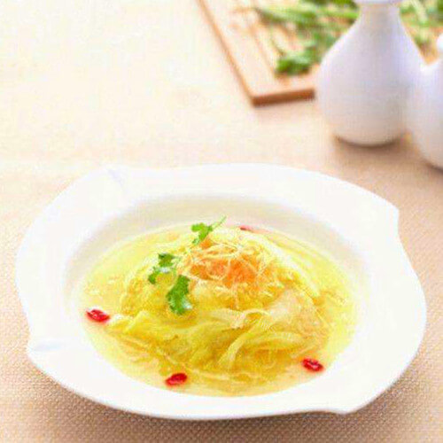 美味白菜海鲜汤