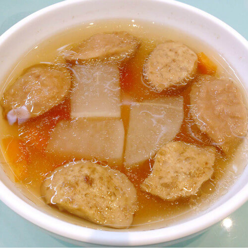 营养美味养生白萝卜牛肉丸汤