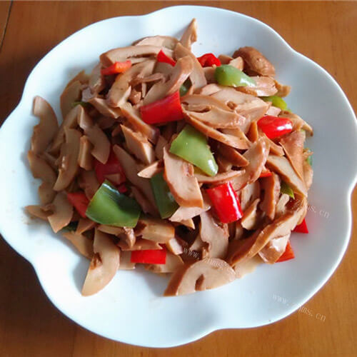 青椒炒素鸡