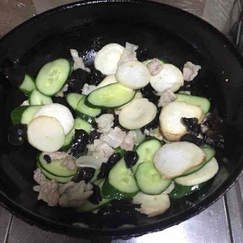 木须肉做法图解3)