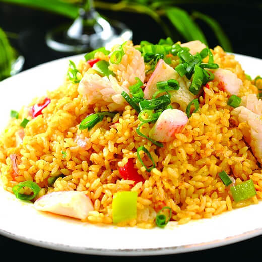 黄金柿海虾炒饭