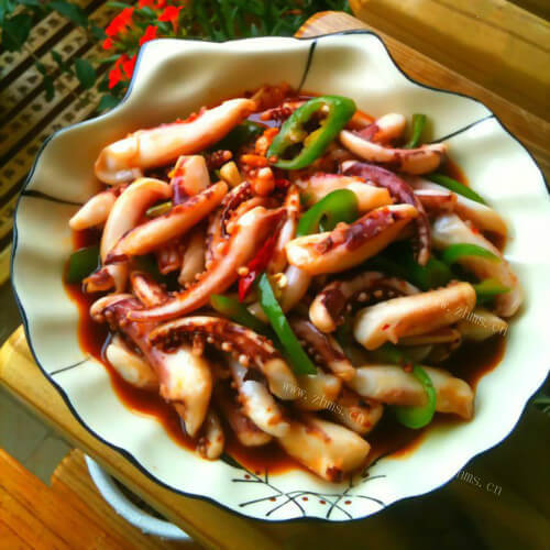 炒鱿鱼须
