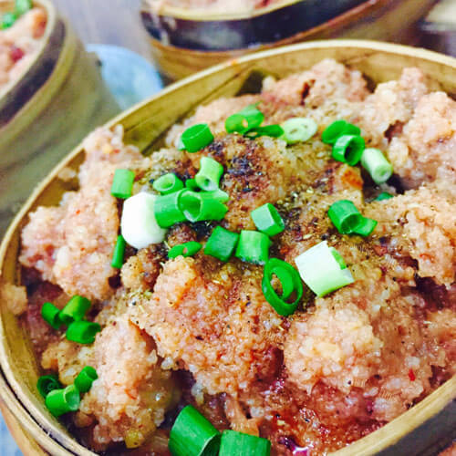 健康拒绝油腻的粉蒸肉