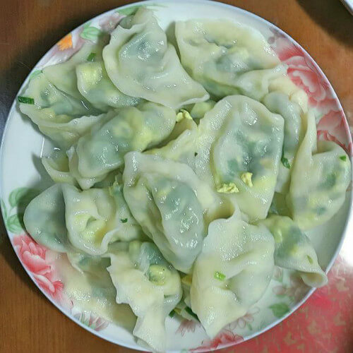 最爱的韭菜鸡蛋饺子