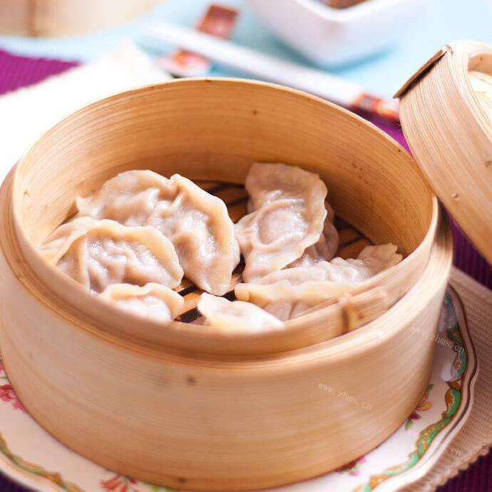 好吃的四季豆烫面蒸饺