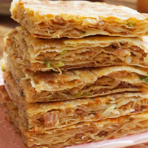 脆脆的薯仔猪肉饼