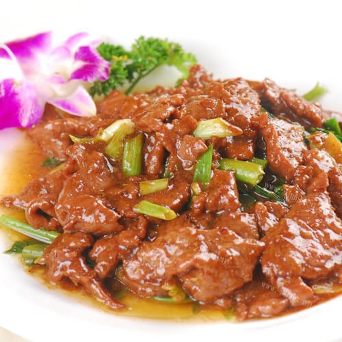 鲜嫩的蚝油牛肉