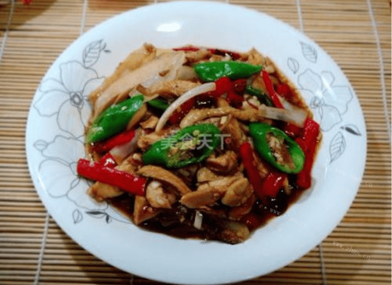 美味可口东安子鸡做法图解12)