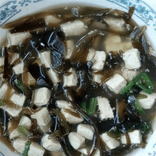 海带豆腐汤做法图解7)