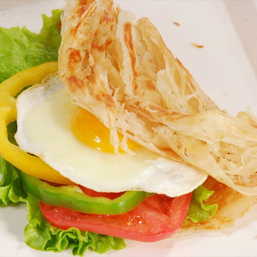 好吃的椒香手抓饼