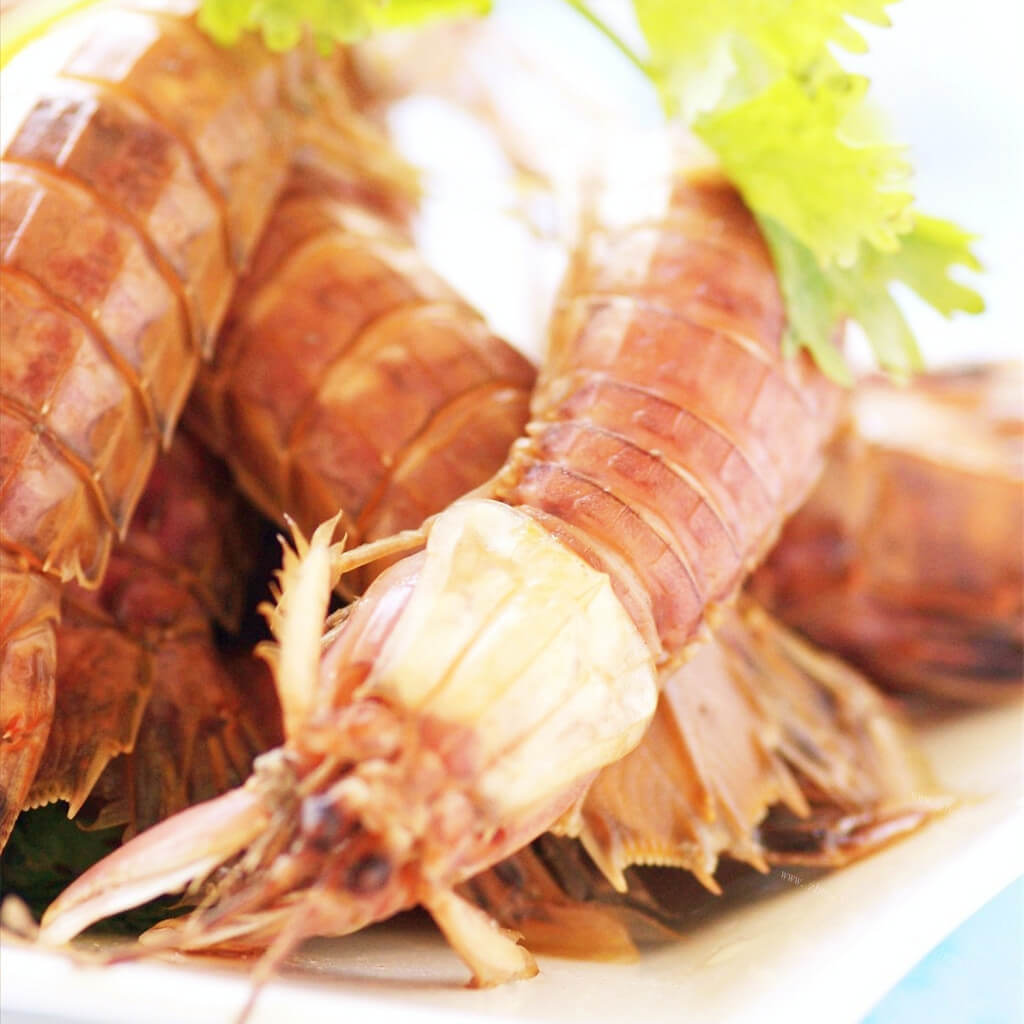 美味五香味煎海虾
