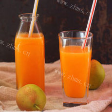 鲜橙胡萝卜汁，健康饮