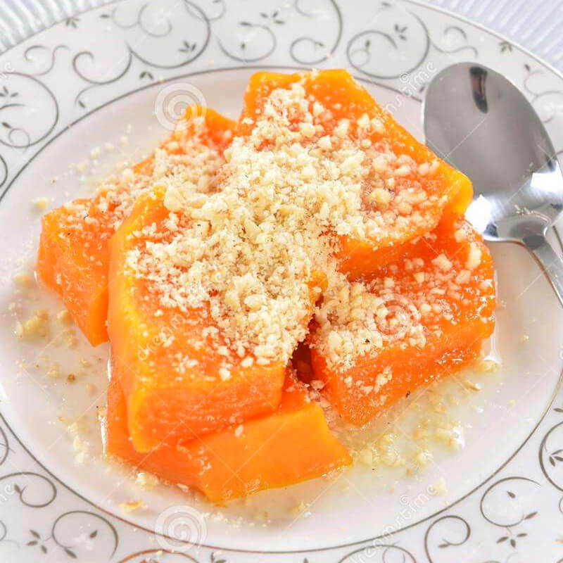 美味香甜烤南瓜