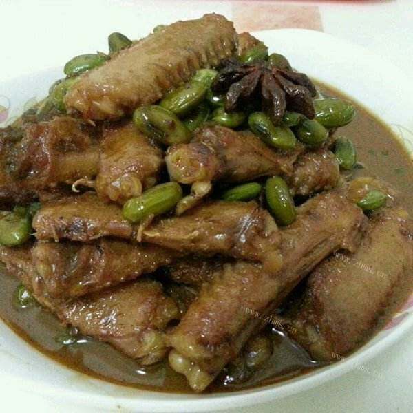 清爽的黄豆煲鸭翅