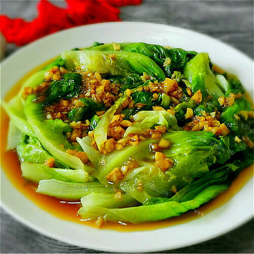清淡口味耗油生菜