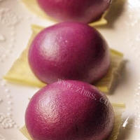 美味芋头紫薯馒头
