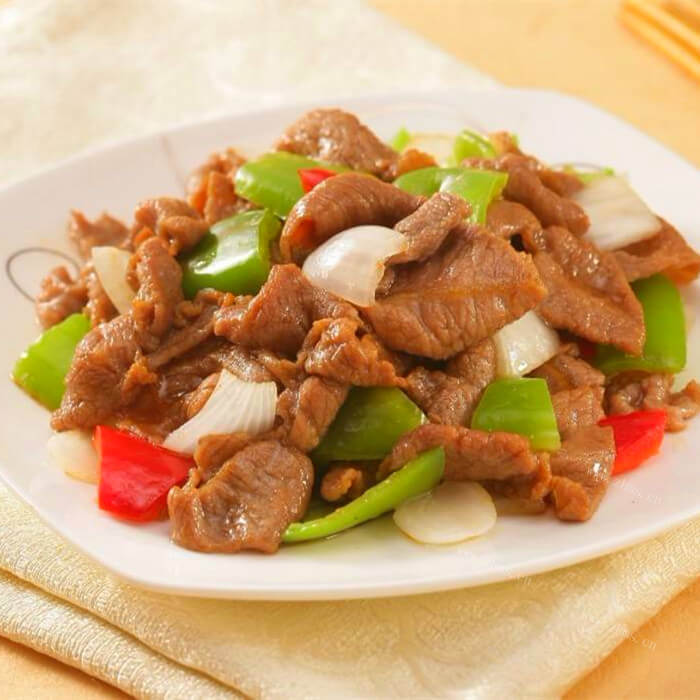 好吃的洋葱炒里脊肉