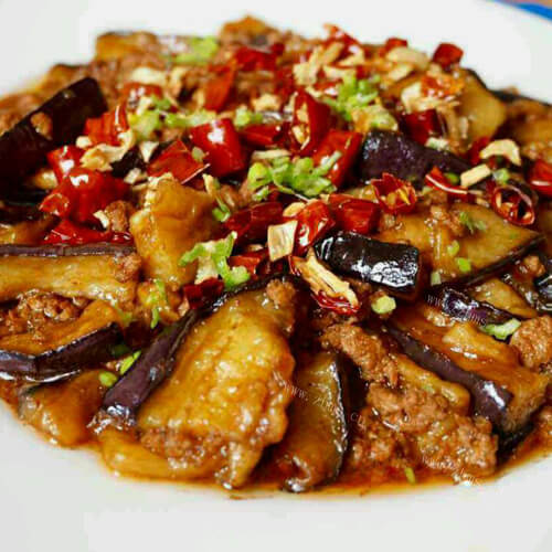 家常肉末茄子