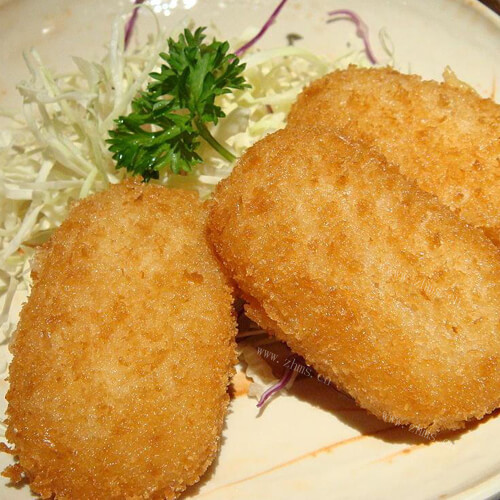 香浓美味的芝士风味薯饼