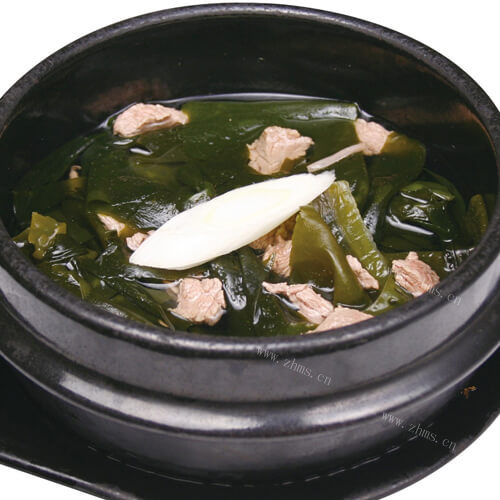 鲜美干粉海带汤