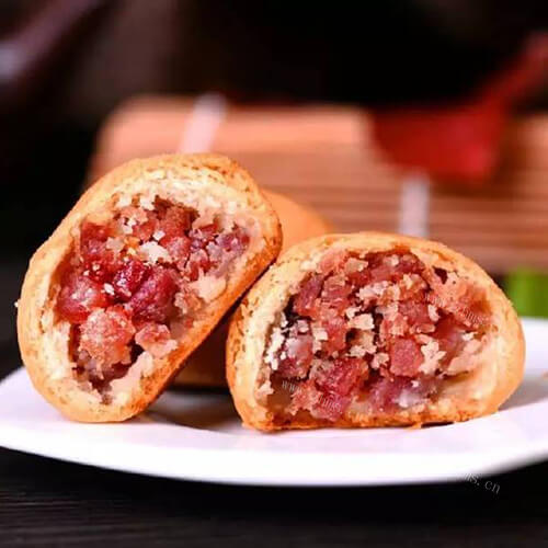 美味的云腿月饼