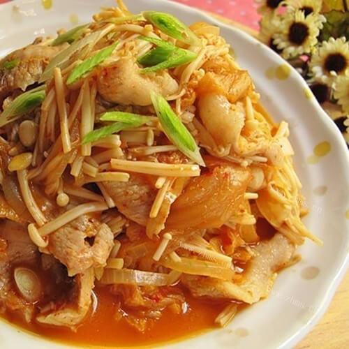 自制韩式泡菜猪肉