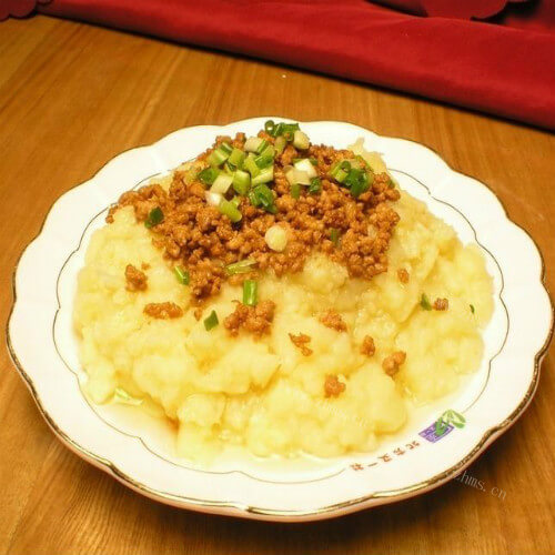 宝宝爱吃的肉肉土豆泥
