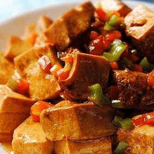 家常香菇酱蚝油豆腐