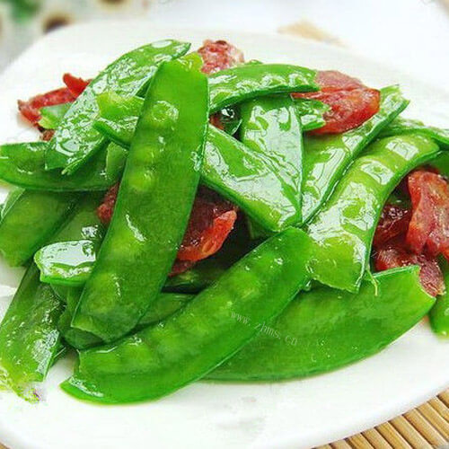 特色荷兰豆炒腊肉