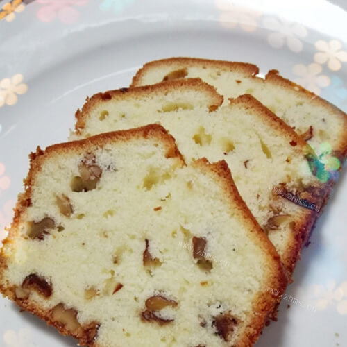 养生美味核桃红枣磅蛋糕