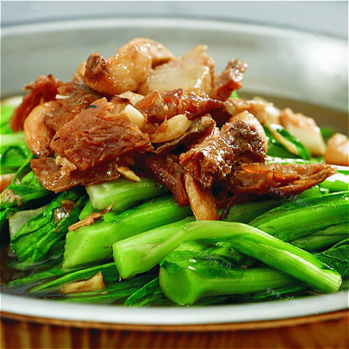 豆豉鲮鱼油麦菜
