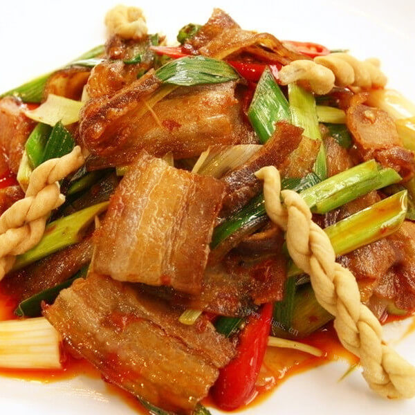 香喷喷的麻花回锅肉