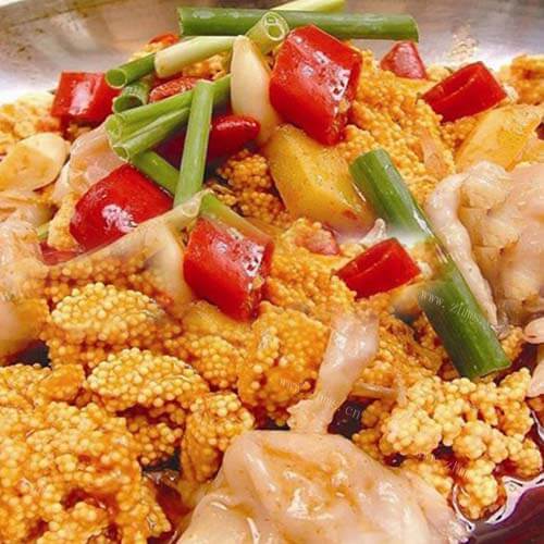 美味小米辣烧鱼籽
