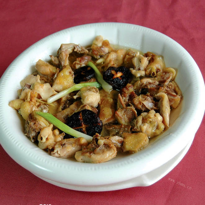 家常香菇蒸蚬肉