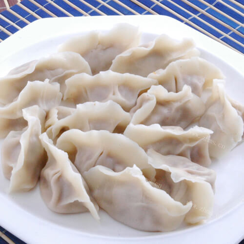 自制速冻彩色花样饺子