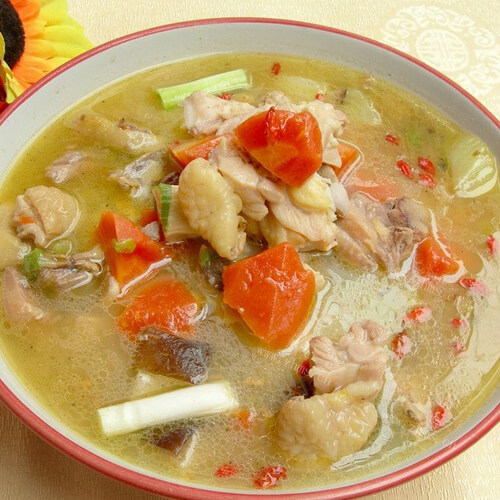 美味的清炖鸡块