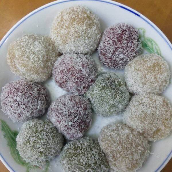 简单的微波炉版桂花蜜枣糯米