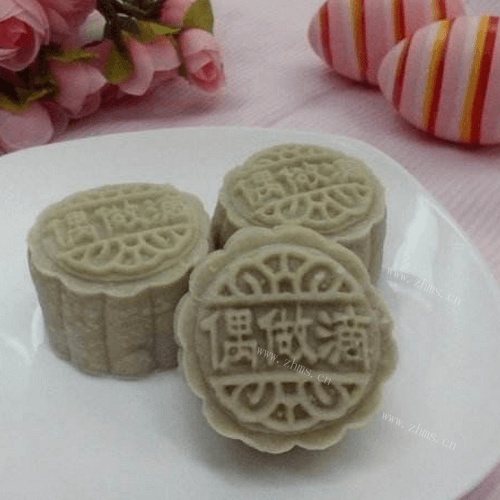 高颜值的果味三色冰皮月饼