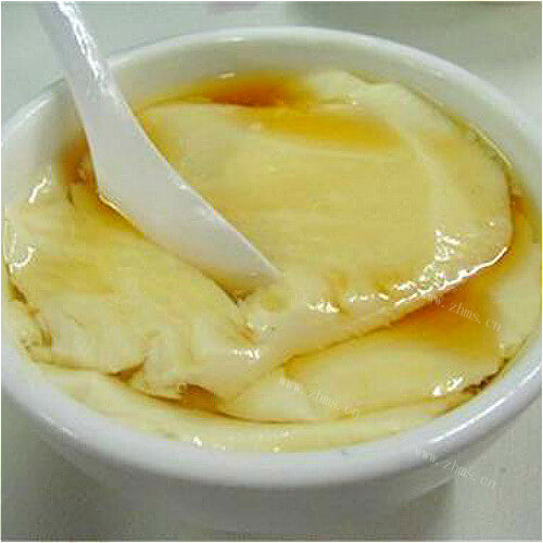 美味的自制豆腐花