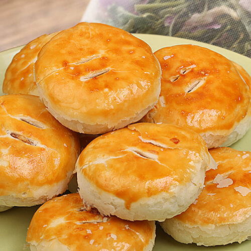 爱上皮酥陷糯的老婆饼