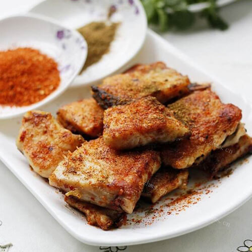 魔力电烤炉之孜然豆腐