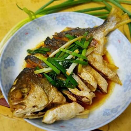 美味的红烧白仓鱼