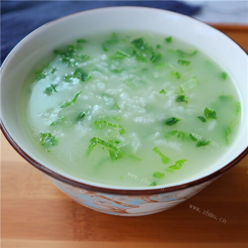 清淡的小菜粥