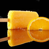 冷饮香橙伏特加冰棍