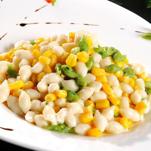 家常菜青豆炒虾仁