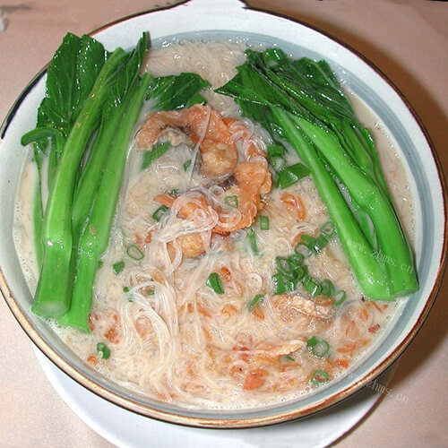 懒人菠菜羊肉粉丝汤
