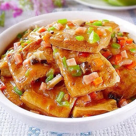 美味浇汁臭豆腐