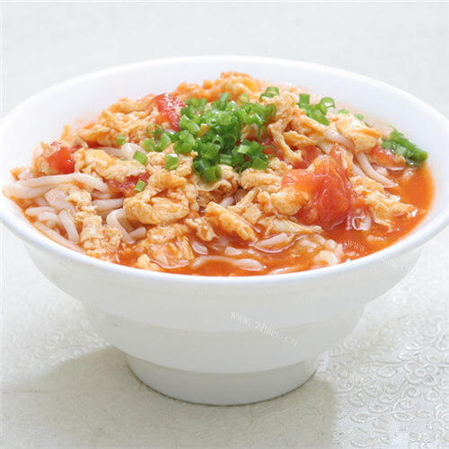 家常西红柿炒鸡蛋面
