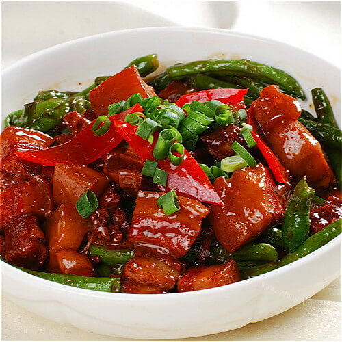 美味的豆角炖肉
