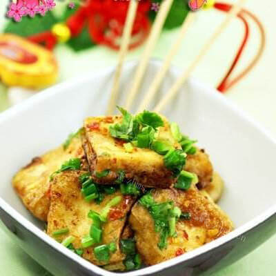 家常炸臭豆腐